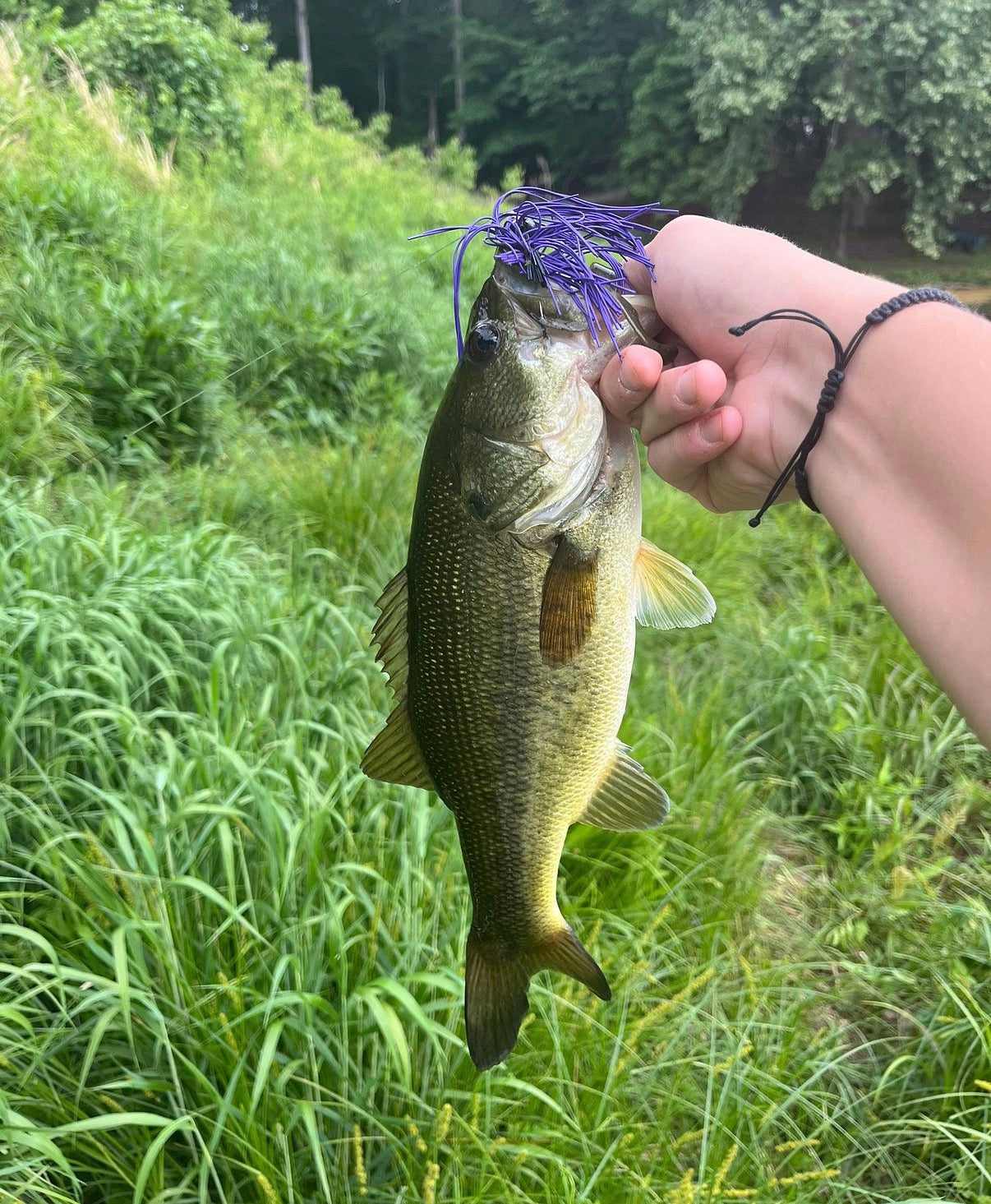 Purple Football Jig (Weedless)