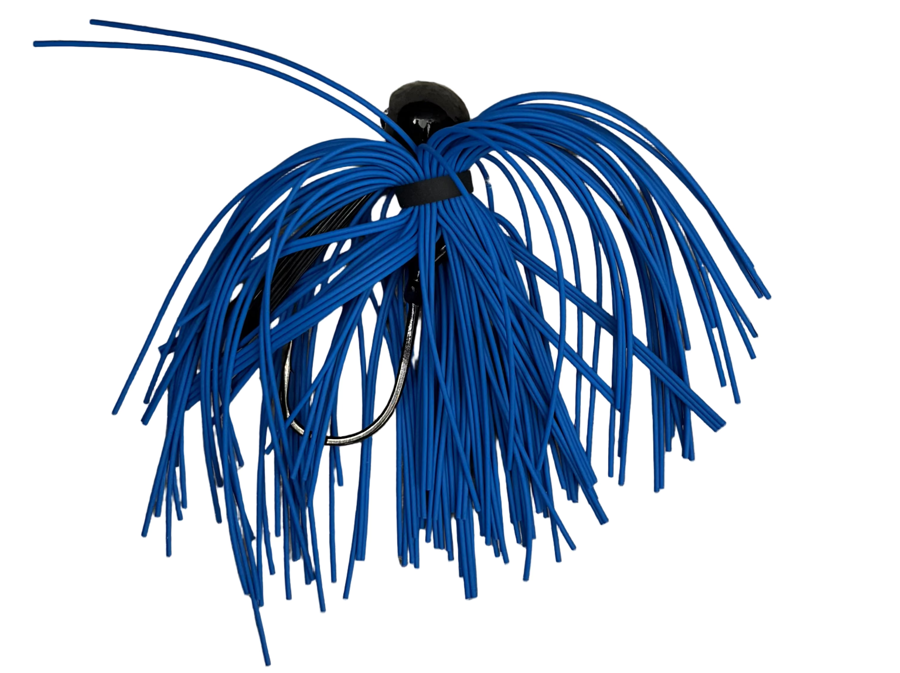 Blue Football Jig (Weedless)