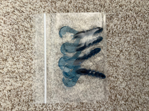 Black Ops: Blue Crawfish with Black Flakes