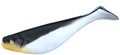 Swim Shad 5" - White / Black w/ Orange Throat